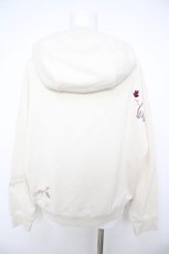 画像2: axes femme / ランダム刺繍フーディー F 生成り Y-26-08-26-081-AX-TO-SZ-ZY (2)