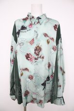 画像1: MILKBOY / CHOCOLATE ROSE SHIRTS  グリーン Y-26-08-26-097-MB-BL-SZ-ZY (1)
