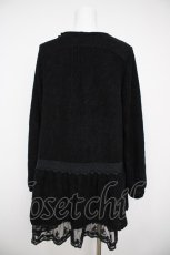 画像2: axes femme / レイヤードデザインロングカーディガン M 黒 Y-26-08-26-100-AX-TO-SZ-ZY (2)