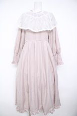 画像1: axes femme / レース襟セットワンピース F ピンク Y-26-08-26-116-AX-OP-SZ-ZY (1)