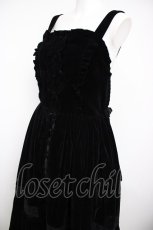 画像3: axes femme kawaii / ベルベットドールジャンスカ M 黒 Y-26-08-26-122-AX-OP-SZ-ZY (3)