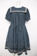 画像1: Belette / セーラーワンピース  紺 Y-26-08-26-127-LO-OP-SZ-ZY (1)