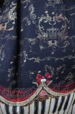 画像3: Enchantlic Enchantilly / アンティークエレガンスピアノ柄スカート  赤 Y-26-08-26-144-LO-SK-SZ-ZY (3)