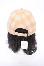 画像3: axes femme / チェック柄キャップ  イエロー Y-26-08-26-019-AX-AC-SZ-ZY (3)