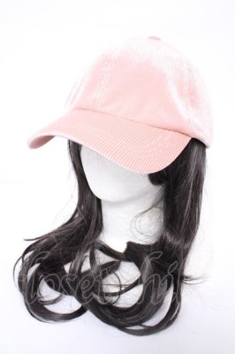 Preview of 編み上げコーデュロイキャップ  アワピンク