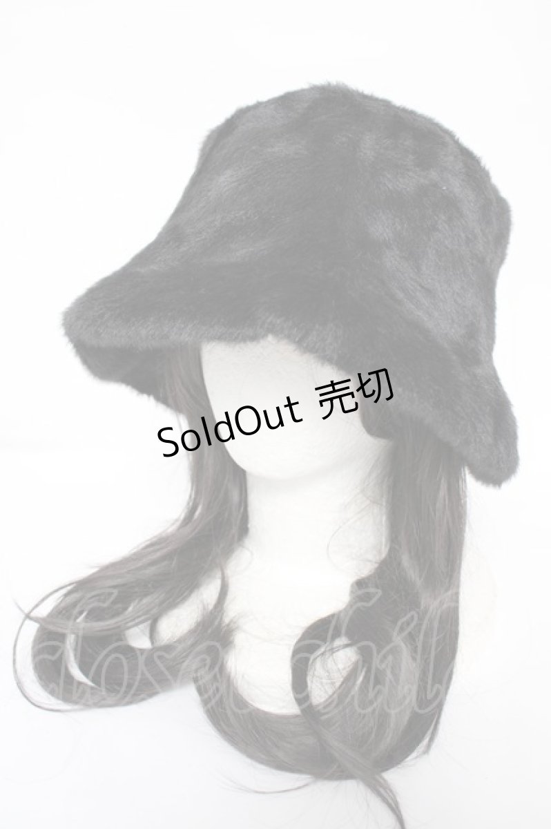 画像2: axes femme / リバーシブルファーバケハ  黒 Y-26-08-26-024-AX-AC-SZ-ZT0926D (2)