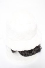 画像3: axes femme POETIQUE / フェイクファーバケットハット  生成り Y-26-08-26-026-AX-AC-SZ-ZY (3)