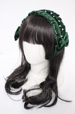 画像1: virally / ヘッドドレス  グリーン Y-26-08-26-027-LO-AC-SZ-ZY (1)