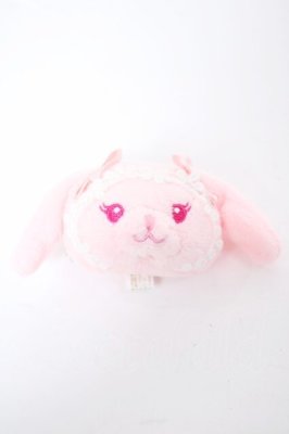 Preview of うさくみゃちゃんクリップブローチ  ピンク