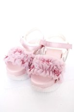 画像1: axes femme POETIQUE / チュールフリルスポサン L ピンク Y-26-08-28-046-AX-SH-SZ-ZY (1)