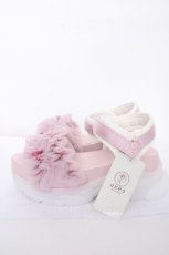画像2: axes femme POETIQUE / チュールフリルスポサン L ピンク Y-26-08-28-046-AX-SH-SZ-ZY (2)
