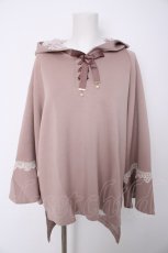 画像1: axes femme / ダンボールニットポンチョ F ピンク Y-26-08-28-095-AX-TO-SZ-ZY (1)
