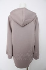 画像2: axes femme / ダンボールニットポンチョ M ラベンダー Y-26-08-28-096-AX-TO-SZ-ZY (2)