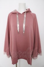 画像1: axes femme / ダンボールニットポンチョ M ピンク Y-26-08-28-098-AX-TO-SZ-ZY (1)