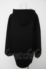 画像2: axes femme / ダンボールニットポンチョ M 黒 Y-26-08-28-100-AX-TO-SZ-ZY (2)