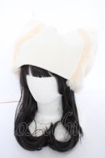 画像1: MILKBOY / CAT BOY HAT  アイボリー Y-26-08-28-021-MB-AC-SZ-ZY (1)