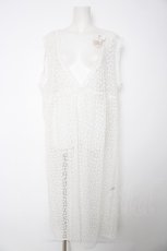 画像1: Samansa Mos2 / チュール刺繍前後2WAYノースリワンピース M オフ Y-26-08-28-148-LO-OP-SZ-ZY (1)