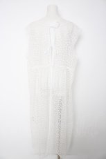 画像2: Samansa Mos2 / チュール刺繍前後2WAYノースリワンピース M オフ Y-26-08-28-148-LO-OP-SZ-ZY (2)