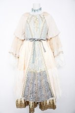 画像1: Neo-Ludwig（海外ロリータブランド） / 吉祥天 レースドレスセット  サックス Y-26-08-28-157-LO-OP-SZ-ZY (1)