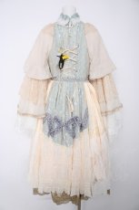 画像2: Neo-Ludwig（海外ロリータブランド） / 吉祥天 レースドレスセット  サックス Y-26-08-28-157-LO-OP-SZ-ZY (2)