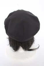 画像3: axes femme / オーガンジーレースアップベレー帽 57.5cm 黒 Y-26-08-28-023-AX-AC-SZ-ZY (3)