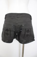 画像2: Ozz Croce / スタッズショートパンツ  ダークグレー Y-26-08-28-189-OO-TO-SZ-ZY (2)