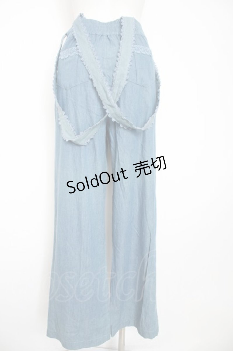 画像2: axes femme / デニムワイドパンツ M ウォッシュ Y-26-08-28-191-AX-PA-SZ-ZY (2)