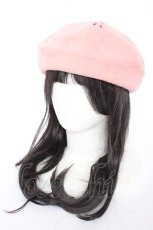 画像1: Emily Temple cute / カットワークベレー帽  ピンク Y-26-08-28-027-ET-AC-SZ-ZY (1)