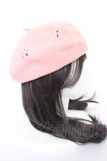 画像4: Emily Temple cute / カットワークベレー帽  ピンク Y-26-08-28-027-ET-AC-SZ-ZY (4)