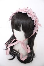 画像1: Chalmiere / フリルヘッドドレス  ピンク Y-26-08-28-029-AX-AC-SZ-ZY (1)