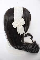 画像3: m petit by misako / TT*AMレースカチューシャ  中白 Y-26-08-28-031-LO-AC-SZ-ZY (3)
