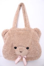 画像1: PINK HOUSE / PINK HOUSE×misako&erinko　ぬいぐるみテディトートバッグ F キャメル Y-26-08-28-034-LO-BG-SZ-ZY (1)