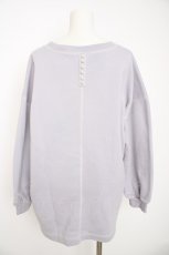 画像2: axes femme / アソート刺繍裏起毛トレーナー F ラベンダー Y-26-08-29-045-AX-TO-SZ-ZY (2)