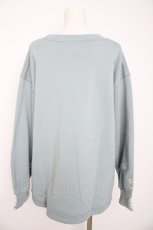 画像2: axes femme / アソート刺繍裏起毛トレーナー F サックス Y-26-08-29-048-AX-TO-SZ-ZY (2)