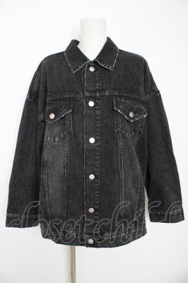 Preview of ダメージデニムハートジャケット F 黒