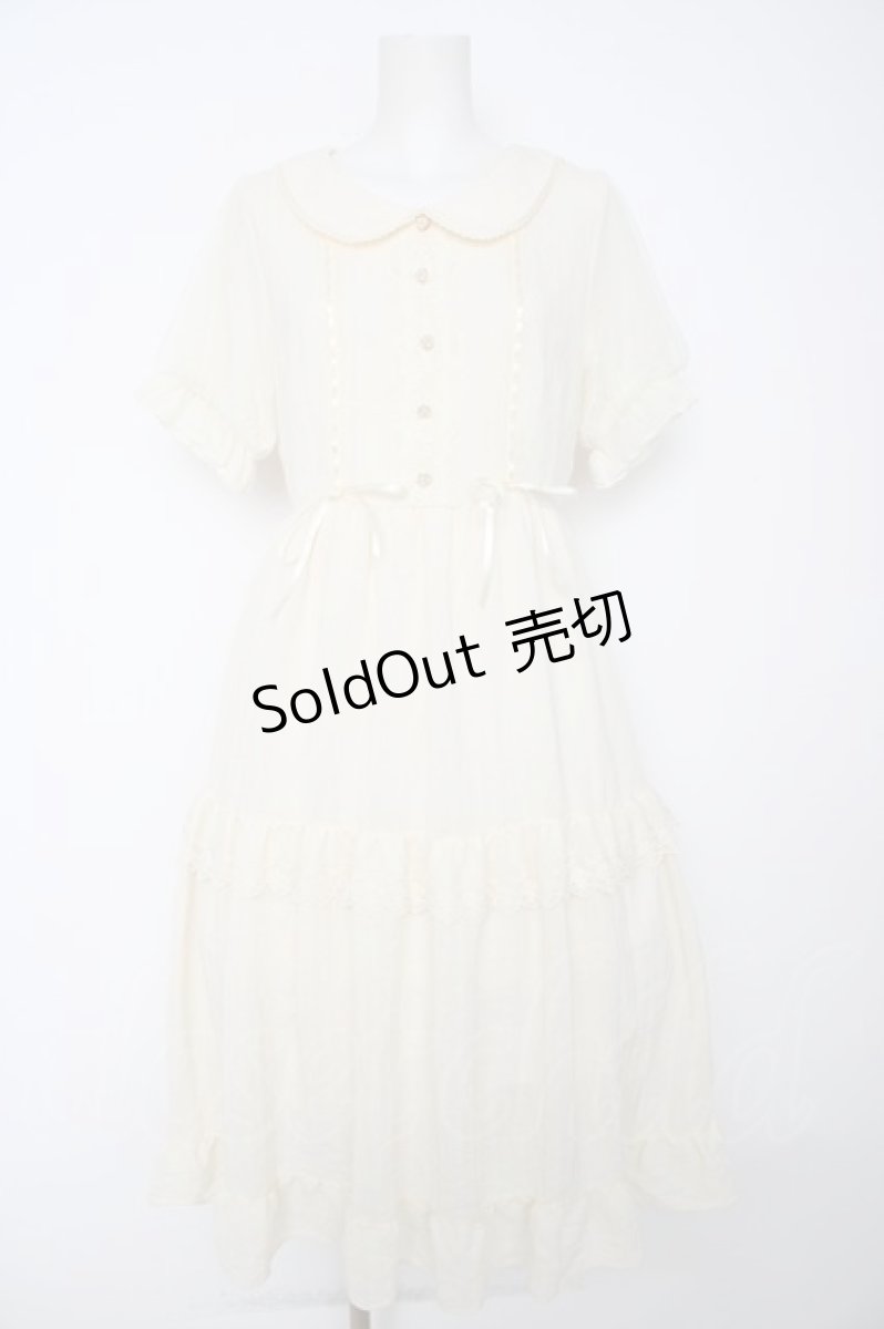 画像1: axes femme POETIQUE / ティアードドーリーワンピース M 生成り Y-26-08-29-080-AX-OP-SZ-ZH (1)