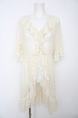 画像1: axes femme / フリルレースガウン F 生成り Y-26-08-29-081-AX-TO-SZ-ZY (1)