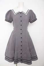 画像1: Innocent World White / マリンワンピース M グレー Y-26-08-29-086-IW-OP-SZ-ZY (1)