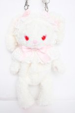 画像1: BABY,THE STARS SHINE BRIGHT / うさくみゃポシェット  白×ピンク Y-26-08-29-012-BA-AC-SZ-ZY (1)