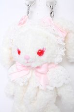 画像3: BABY,THE STARS SHINE BRIGHT / うさくみゃポシェット  白×ピンク Y-26-08-29-012-BA-AC-SZ-ZY (3)
