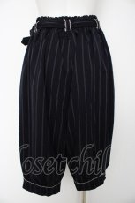 画像2: axes femme / カボチャハーフパンツ  紺 Y-26-08-29-096-AX-PA-SZ-ZY (2)