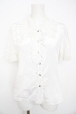 画像1: MILK / フリーズ ブラウス  ホワイト Y-26-08-29-016-ML-BL-SZ-ZY (1)