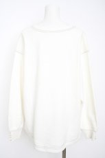 画像2: axes femme / アソート刺繍裏起毛トレーナー F 生成り Y-26-08-29-042-AX-TO-SZ-ZY (2)
