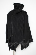画像1: monomania / マルチレイヤードコート  黒 Y-26-09-01-001-PU-CO-SZ-ZY (1)