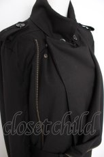 画像5: CIVARIZE / 二重襟ドレープロングコート 46 ブラック Y-26-09-01-002-PU-CO-SZ-ZY (5)