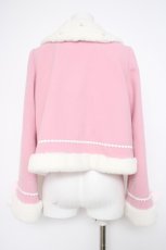 画像3: BABY,THE STARS SHINE BRIGHT / ポンポンリボンショートコート  ピンク Y-26-09-01-016-BA-CO-SZ-ZY (3)