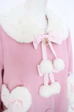 画像4: BABY,THE STARS SHINE BRIGHT / ポンポンリボンショートコート  ピンク Y-26-09-01-016-BA-CO-SZ-ZY (4)