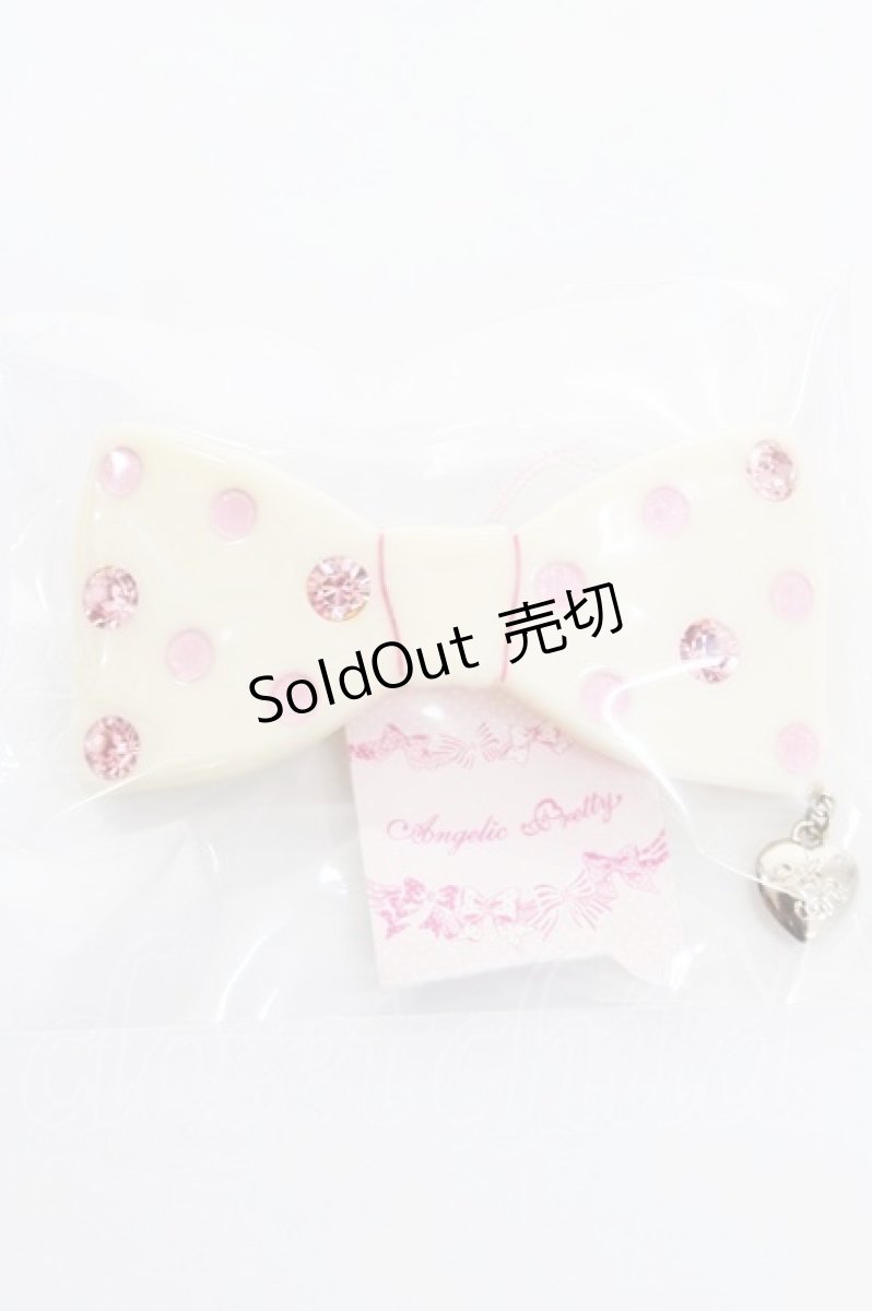 画像1: Angelic Pretty / Fantastic Ribbonバレッタ  ホワイト Y-26-09-02-006-AP-AC-SZ-ZY (1)