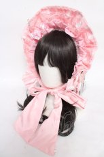 画像1: Angelic Pretty / ローズトワレボンネット  ピンク Y-26-09-02-041-AP-AC-SZ-ZY (1)