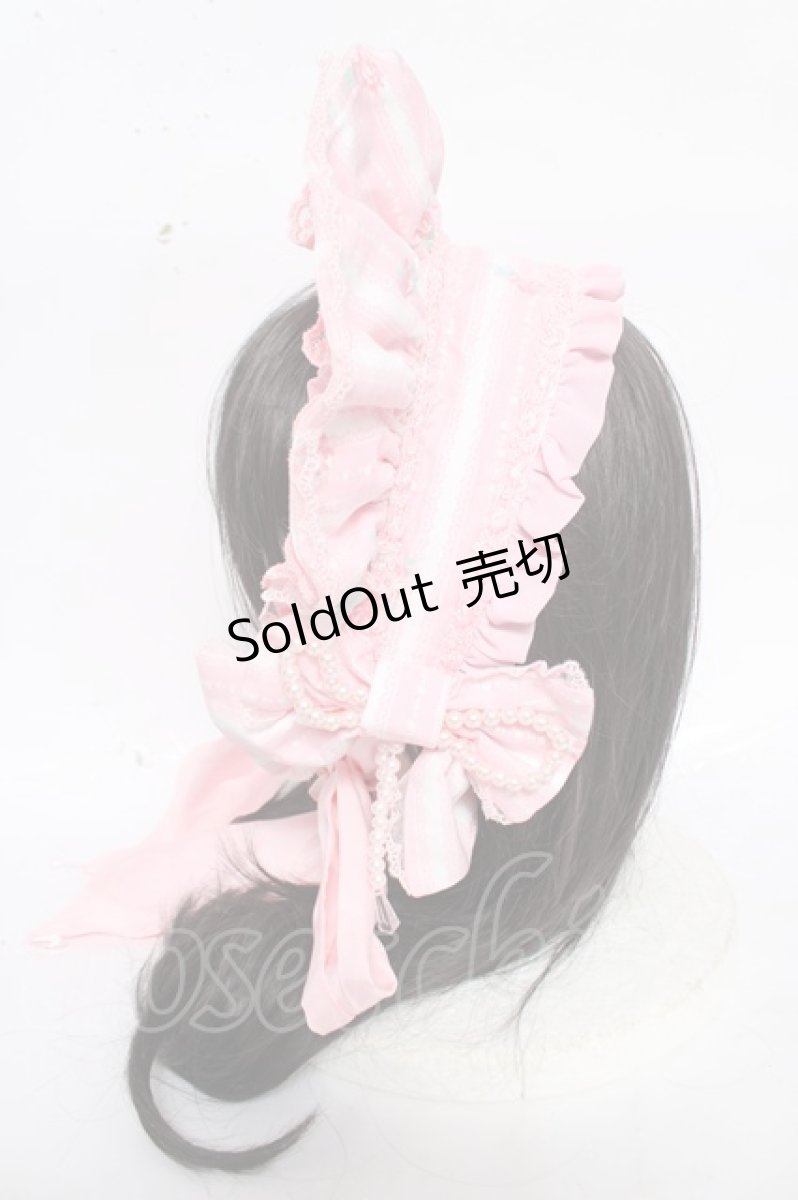 画像2: Angelic Pretty / ローズトワレボンネット  ピンク Y-26-09-02-041-AP-AC-SZ-ZY (2)